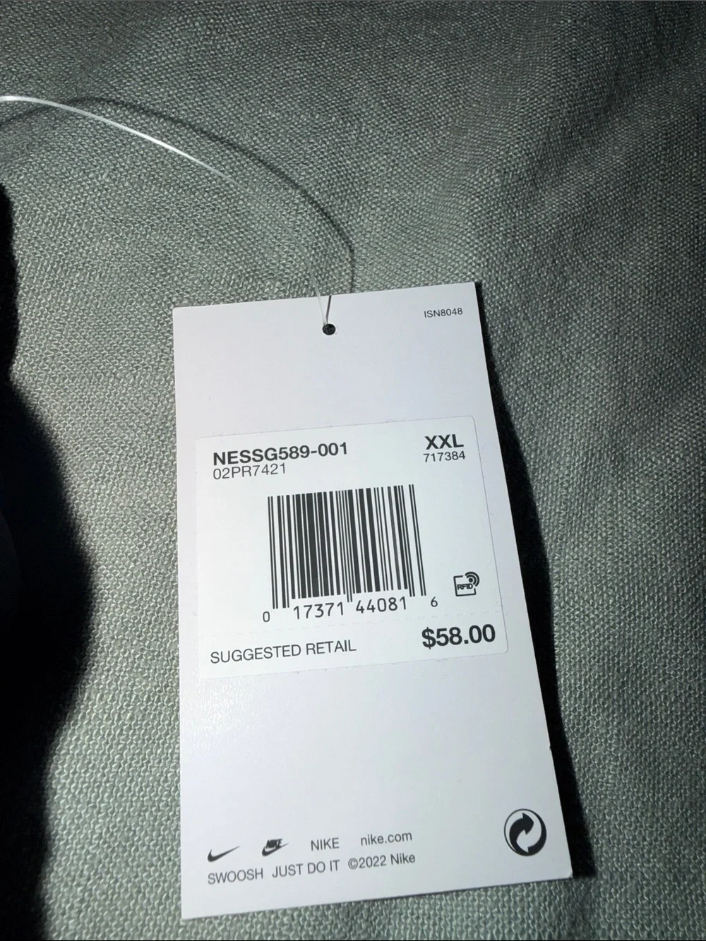 Mens Nike Black Swim Shorts